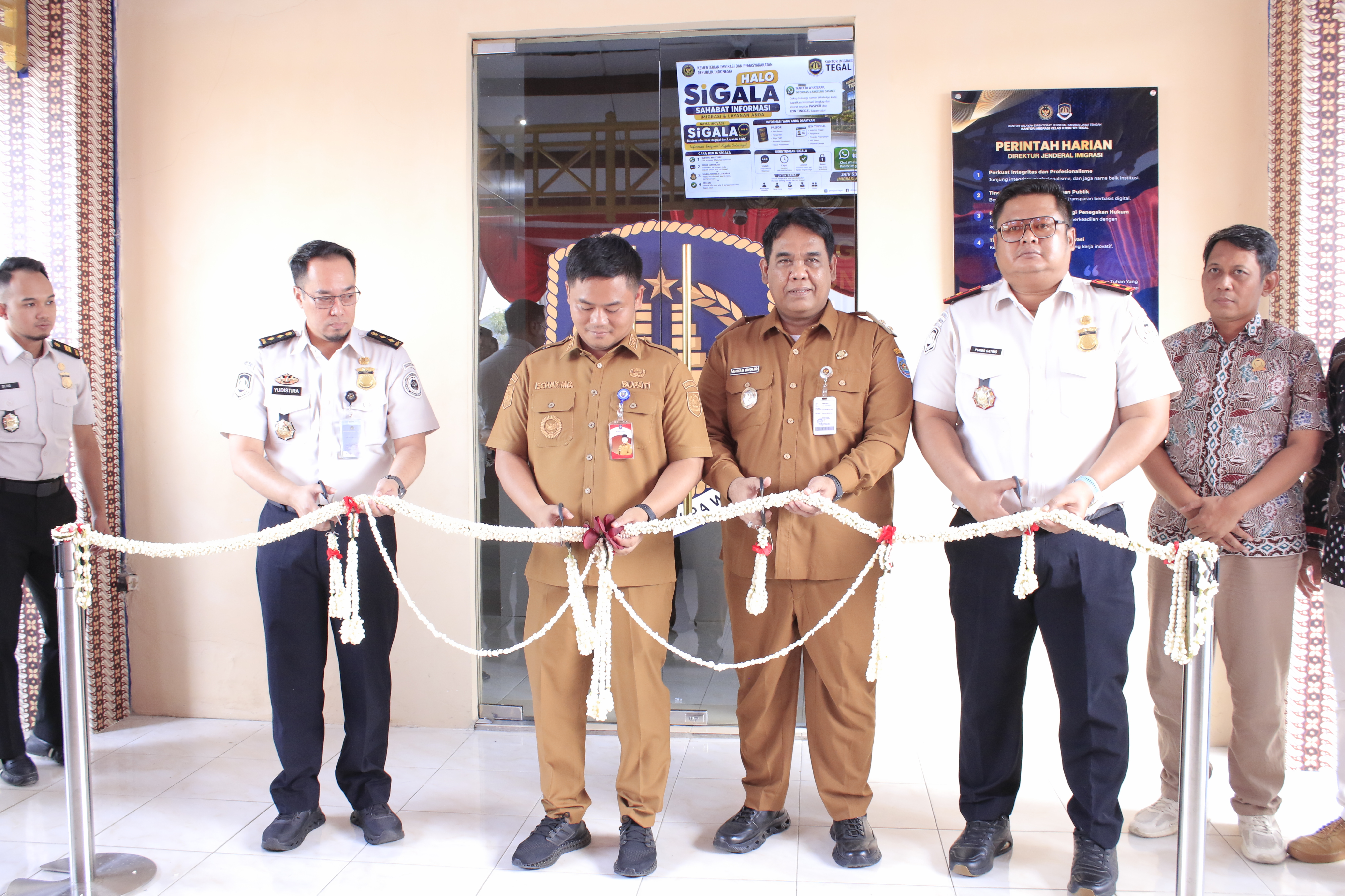 PERESMIAN PELAYANAN KANTOR IMIGRASI KELAS II NON TPI TEGAL PERKUAT AKSES DAN KUALITAS LAYANAN PUBLIK