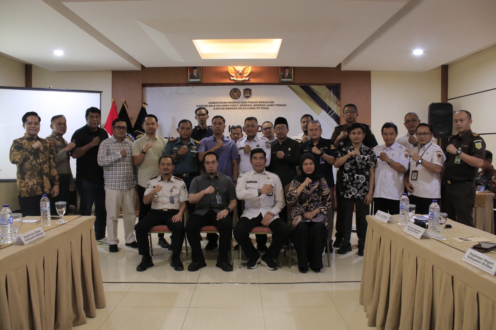 Imigrasi Tegal Perkuat Sinergi Pengawasan Orang Asing melalui Rapat Koordinasi TIMPORA Kabupaten Brebes