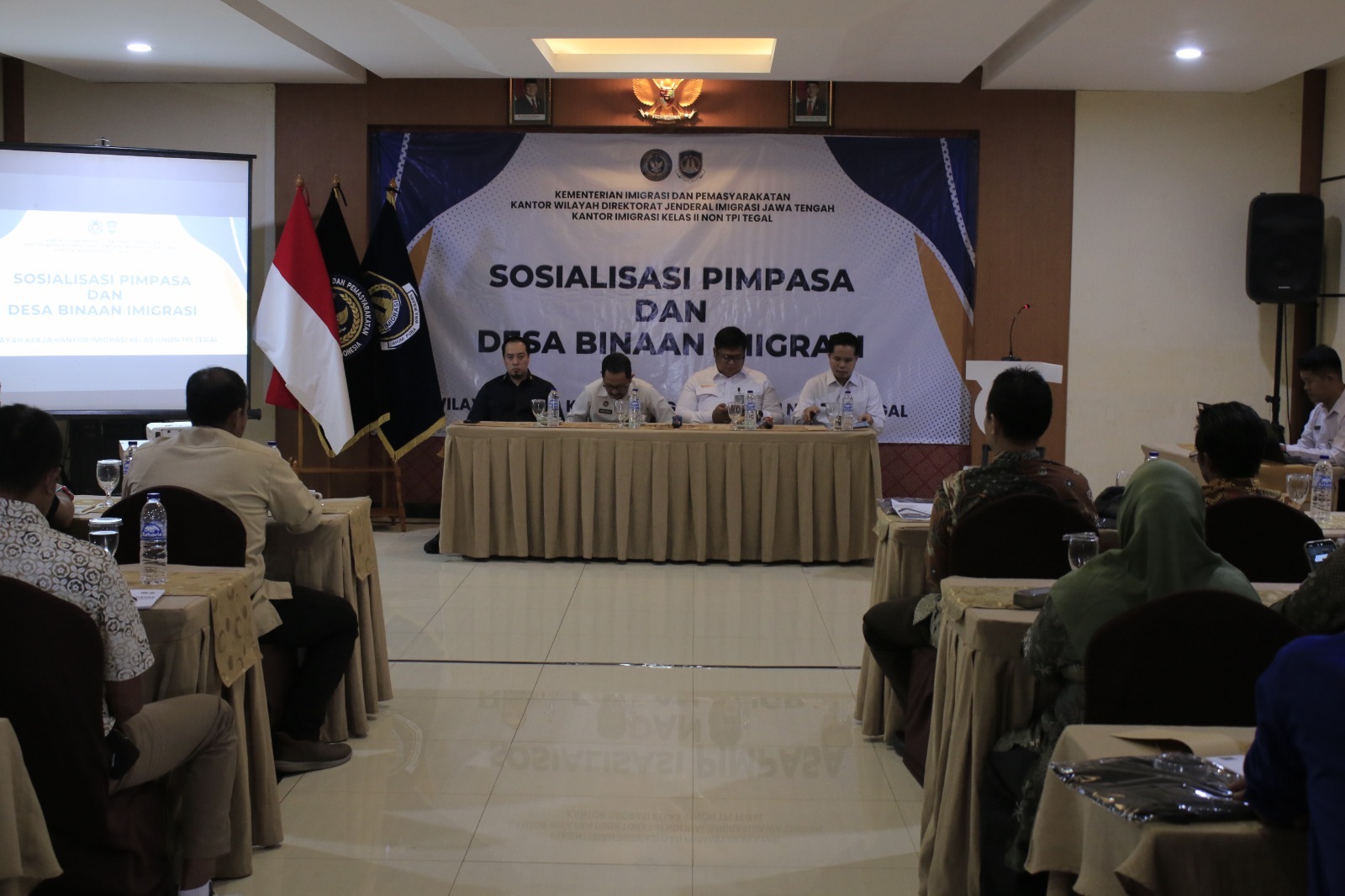 Cegah TPPO dan PMI Nonprosedural, Imigrasi Tegal Gelar Sosialisasi PIMPASA dan DBI di Brebes